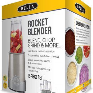 BELLA Rocket Blender, 12 Piece